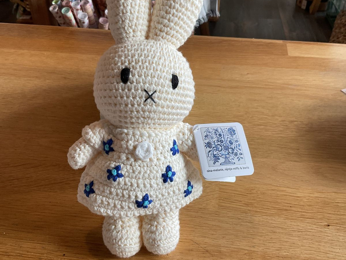 Just dutch miffy / nijntje handmade and her delft blue dress