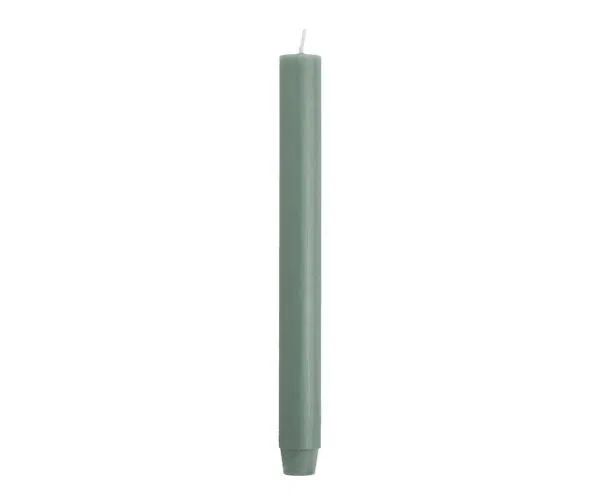 Rustik lys Dinerkaars Oliegroen 30cm