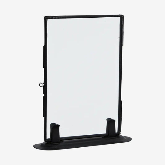 Madam stoltz standing photo frame black 10x15