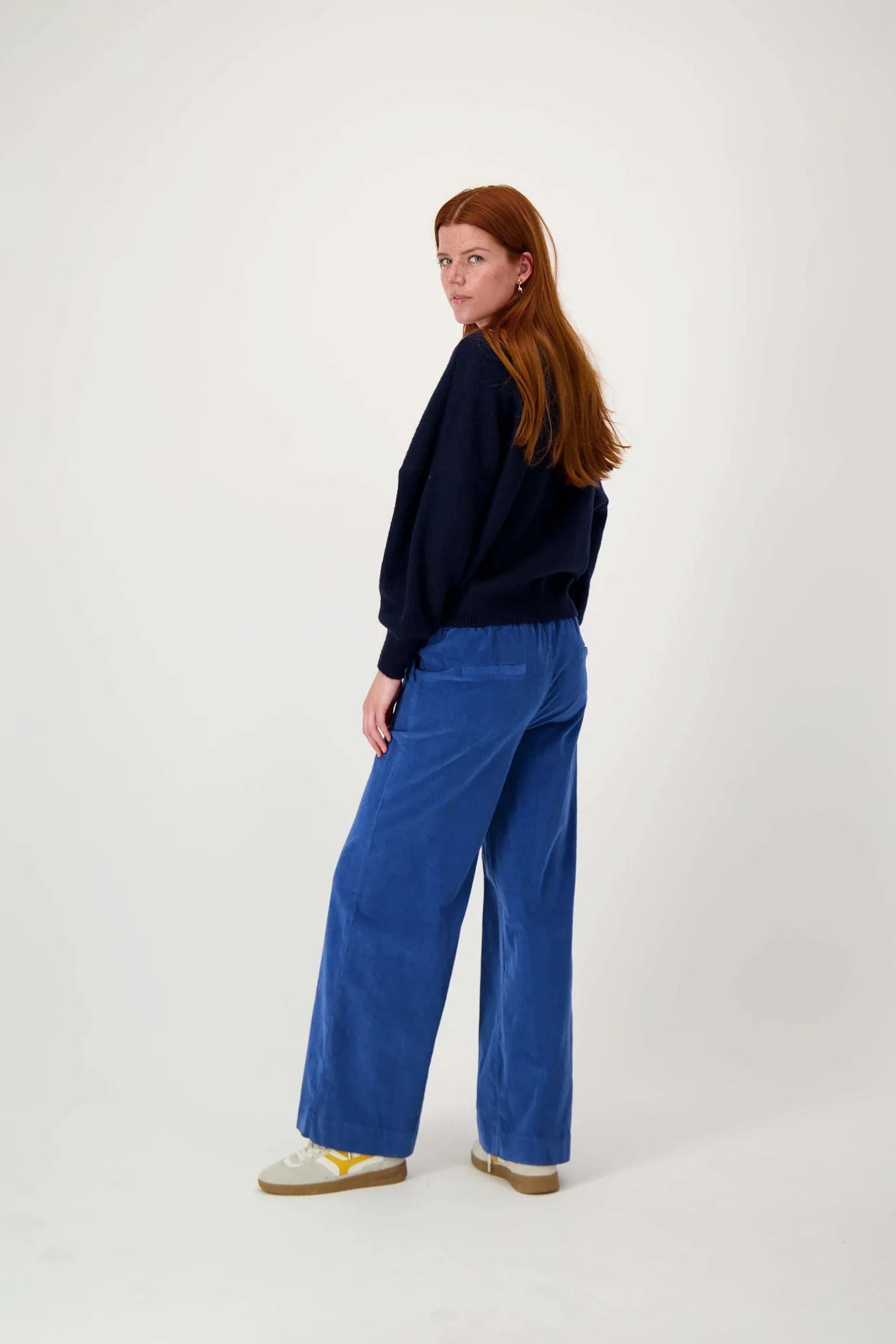 Zusss Corduroy broek met elastaan