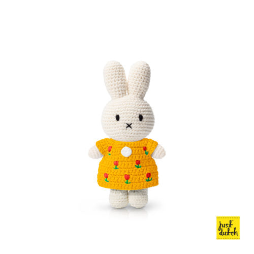 miffy / nijntje handmade and her yellow tulip dress