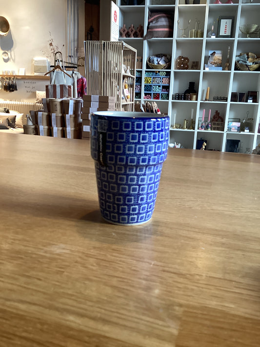 Melk beker blue diamond