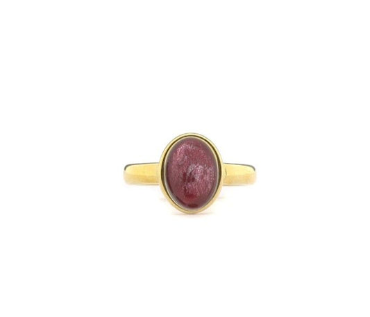 Qoss Door ring 20 XXL goud