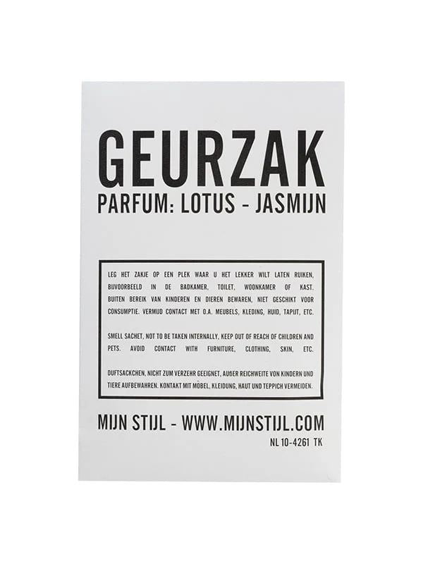 Mijn stijl Geurzak Lotus Jasmijn