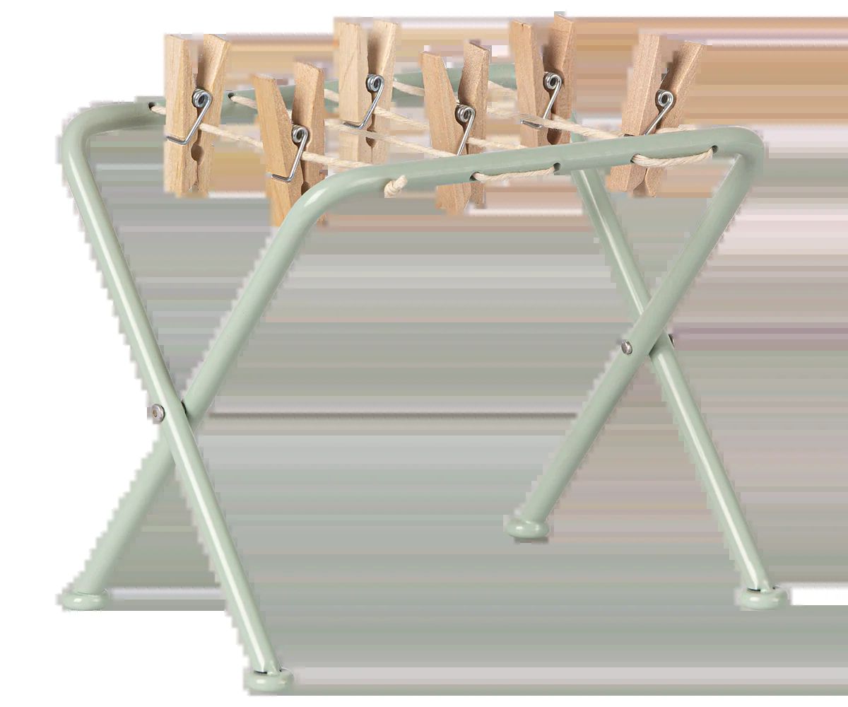 Maileg drying rack with pegs miniature