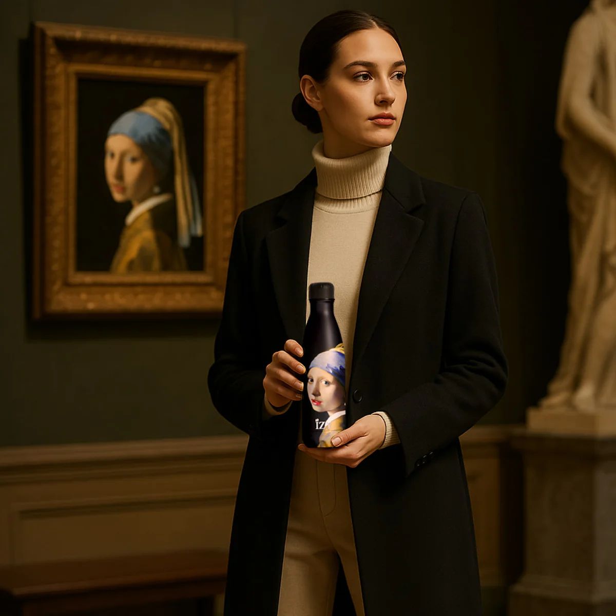Izy girl with a pearl Earring Vermeer 500ml