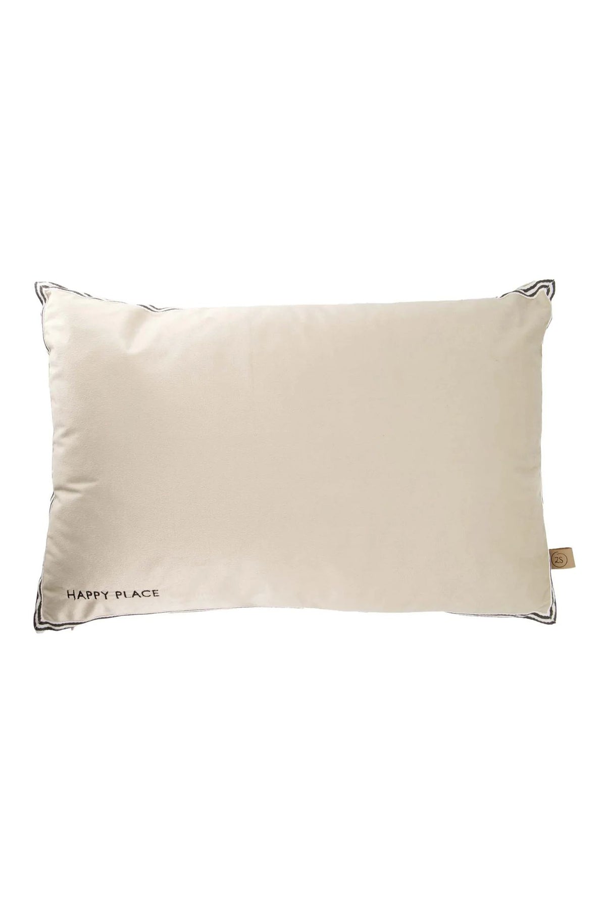 Zusss Kussen velvet happy place 40x60cm