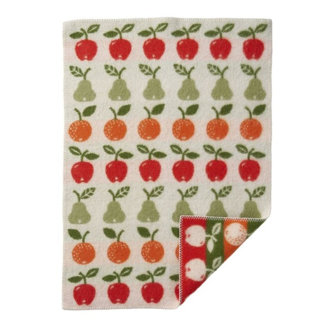 Klippan wiegdeken fruits baby multi oeko-tex 65x90cm