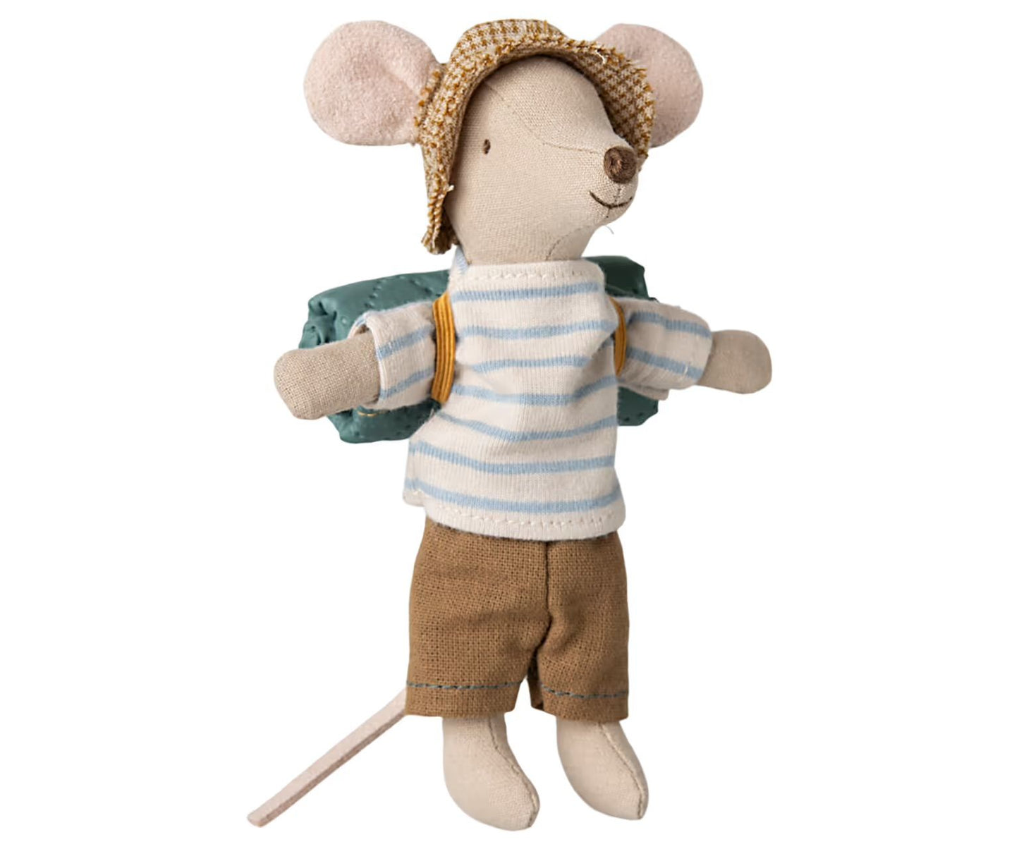 Maileg hiker mouse big brother stripes