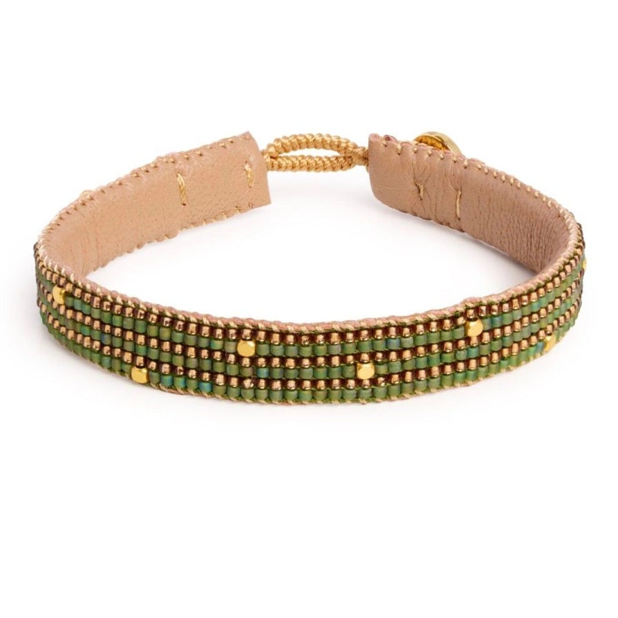 Ibu bracelet the bar green