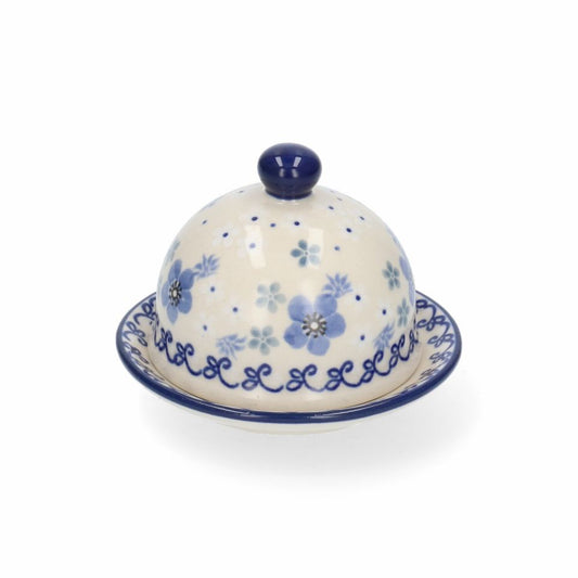 Bunzlau castle butter dish round spring ballet