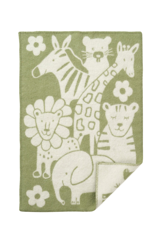 Klippan Wiegdeken picnic green