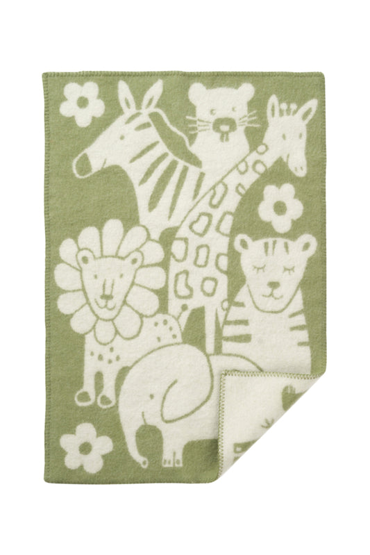 Klippan Wiegdeken picnic green