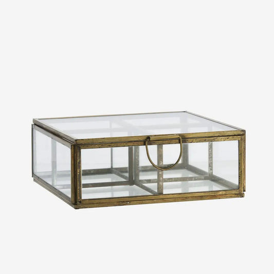 Madam stoltz partitioned glass box