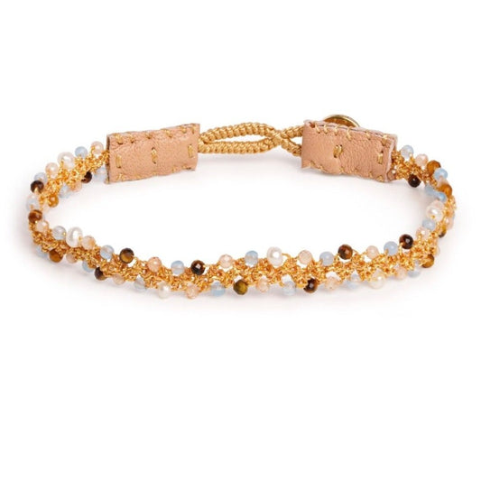 Ibu bracelet lulu small abel mix brown blue