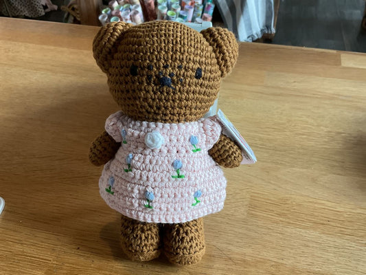Just dutch barbara handmade and her pastel pink tulip dress
