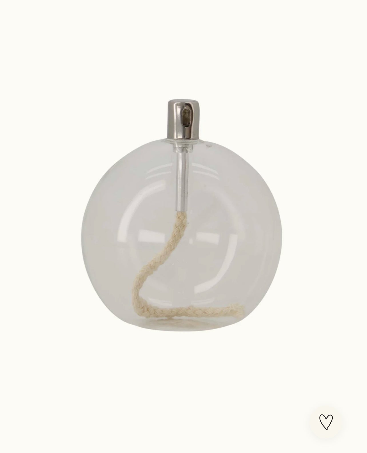 Zusss olielampje glas S transparant