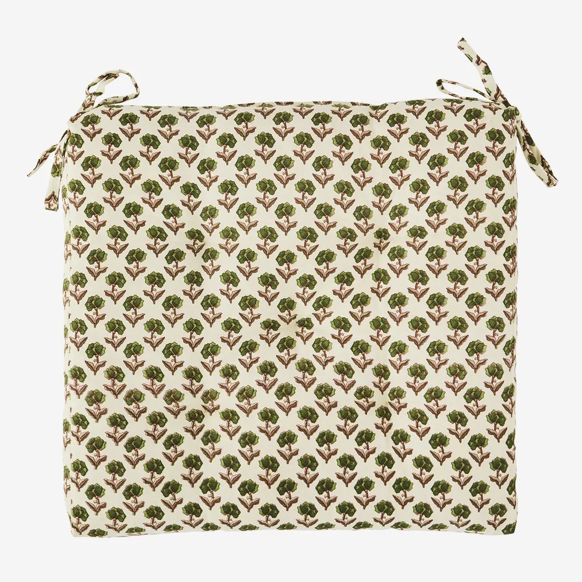 Madam Stoltz cotton chair pad trea