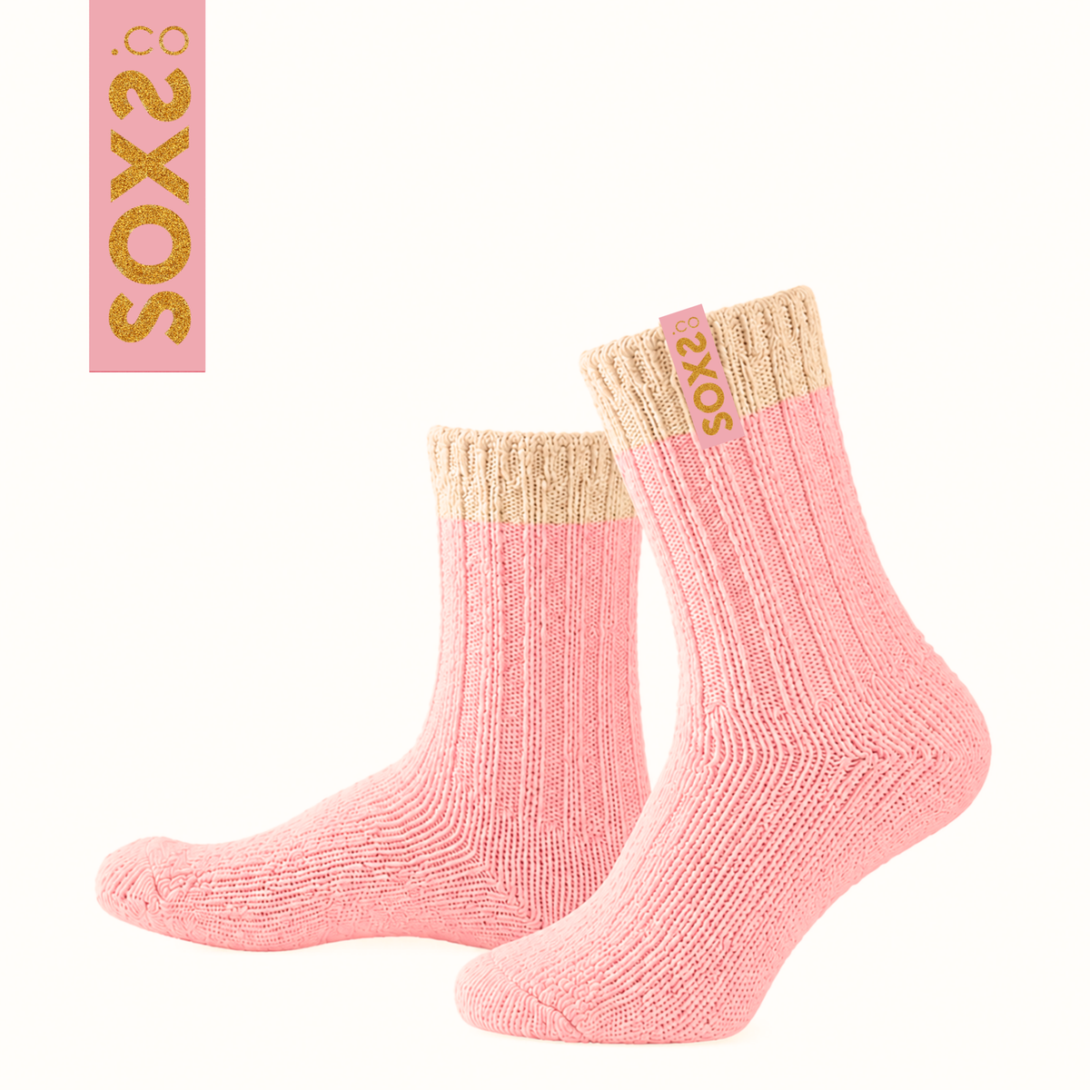 Soxs sox5082 originals medium roze off white wol angel wing 37 - 41