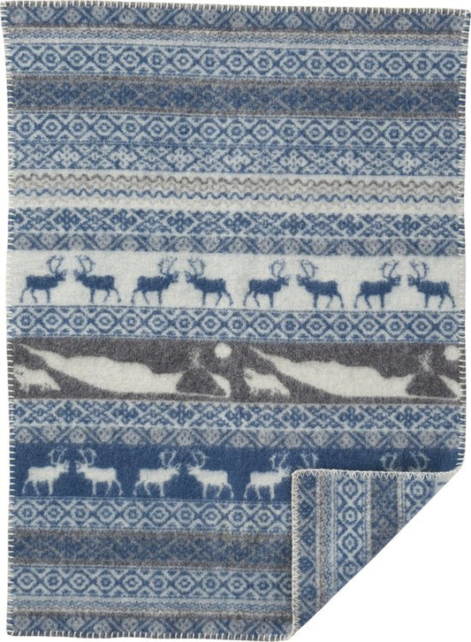 Klippan Sarek rendier Baby Grey Blue