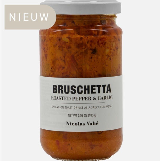 Nicolas Vahé bruchetta roasted peppers & garlic 185gram