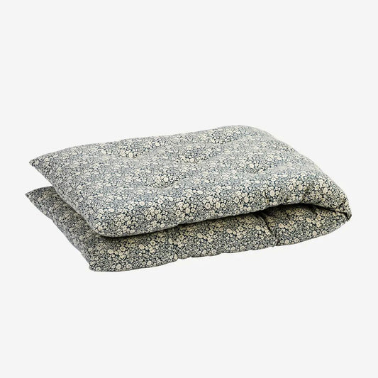 Madam stoltz printed cotton mattress blue flower 45x125cm