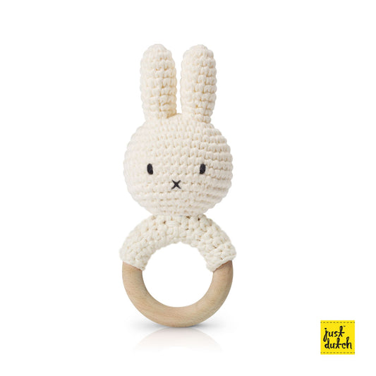 Miffy / Nijntje handmade teether White + music