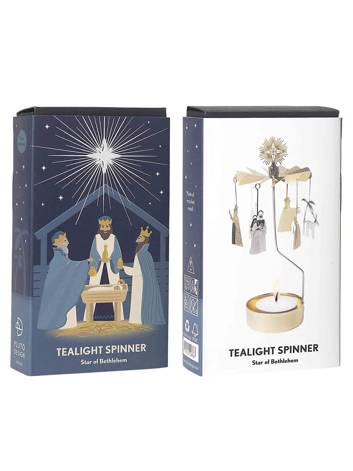 Pluto theelicht spinner Star of bethlehem