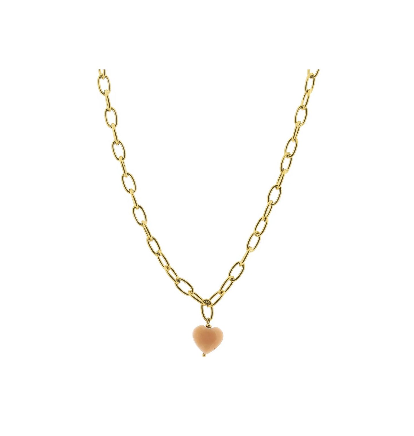 Solid gold necklace beloved