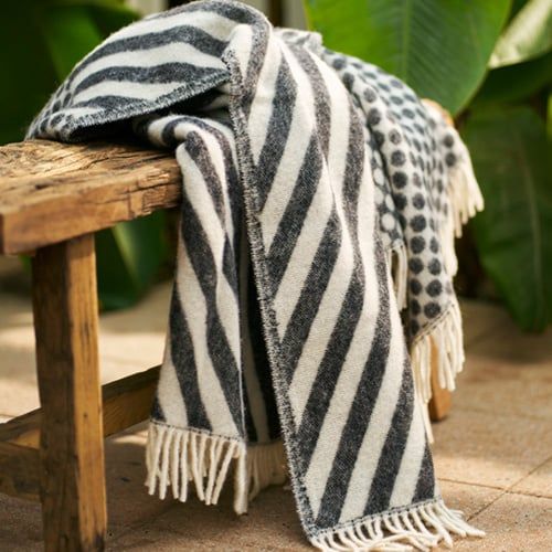 Klippan zweedse wol gotland dots & stripe