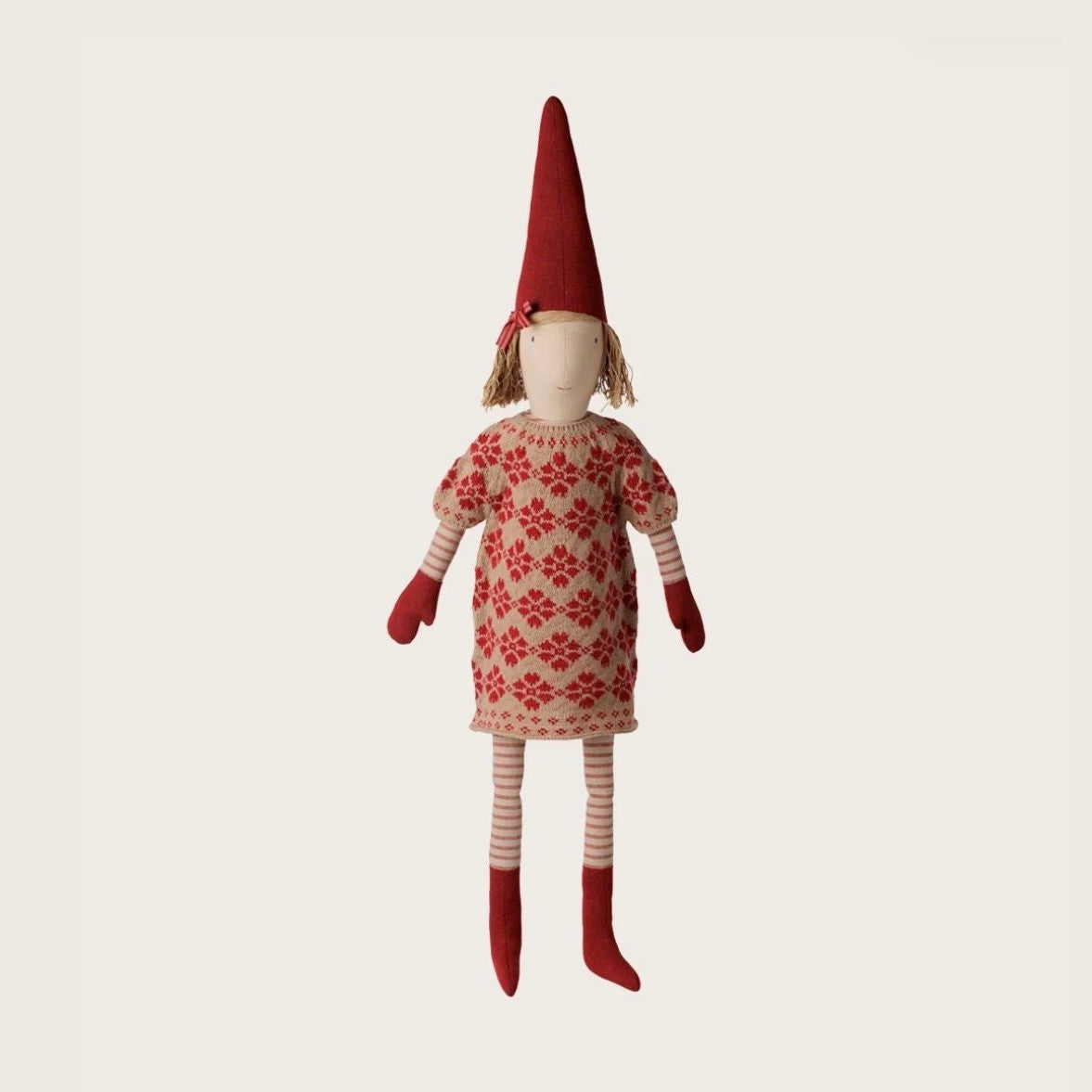 Maileg pixy size 5 girl knitted flower dress