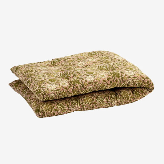 Madam stoltz printed cotton mattress rose olive flower 45x125cm