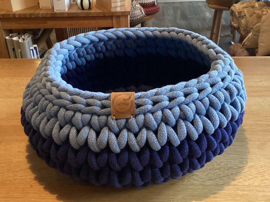 CatNapBasket Denim/lightblue maat S