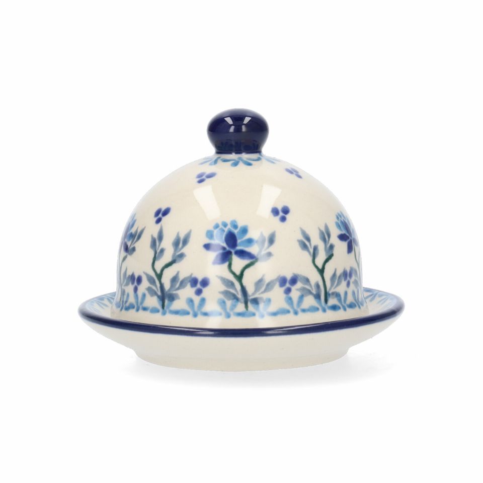 Bunzlau Castle butter dish round daydream