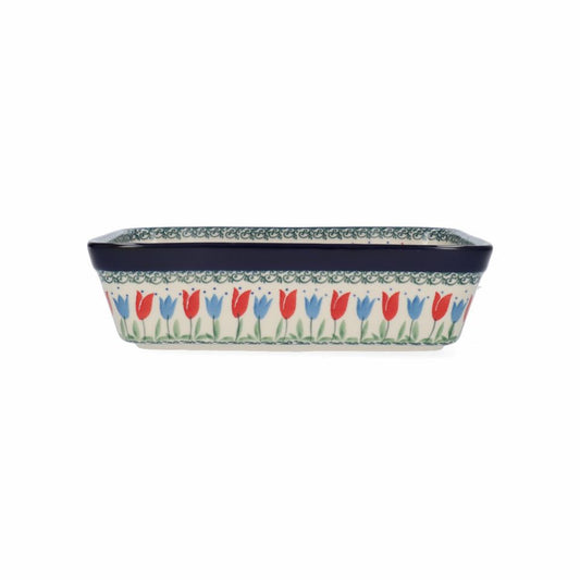 Bunzlau Oven Dish Rectangular 1880 ml Tulip Royal