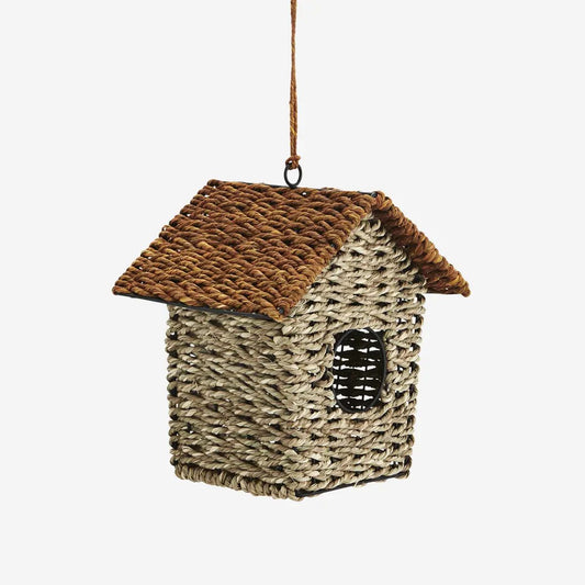 Madam stoltz hanging bird house orange