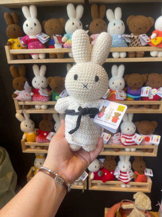 miffy / nijntje handmade and her judo outfit