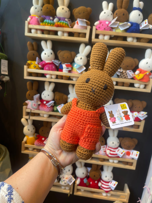 melanie / nina handmade and her orange overall