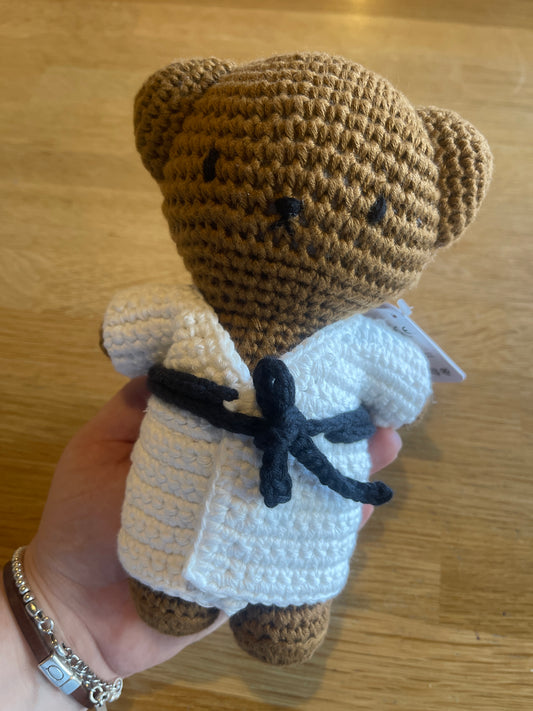 boris handmade and his judo outfit