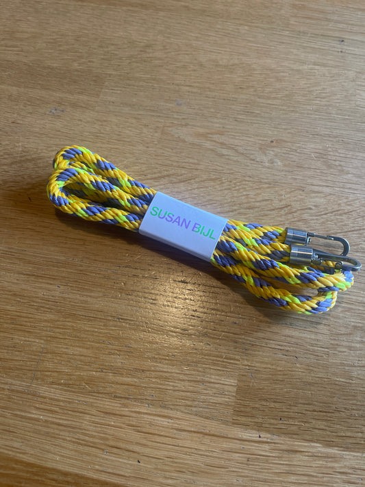 The new strap kumihimo Treble & fluo yellow