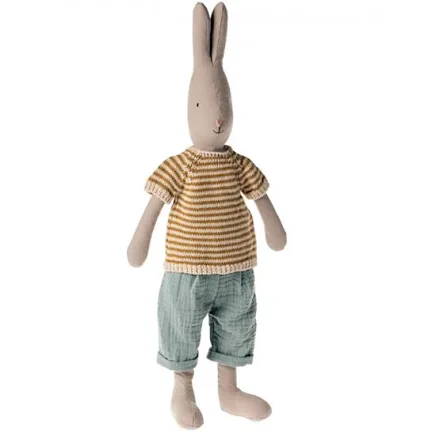 Maileg Rabbit size 3 classic knitted shirt and pants