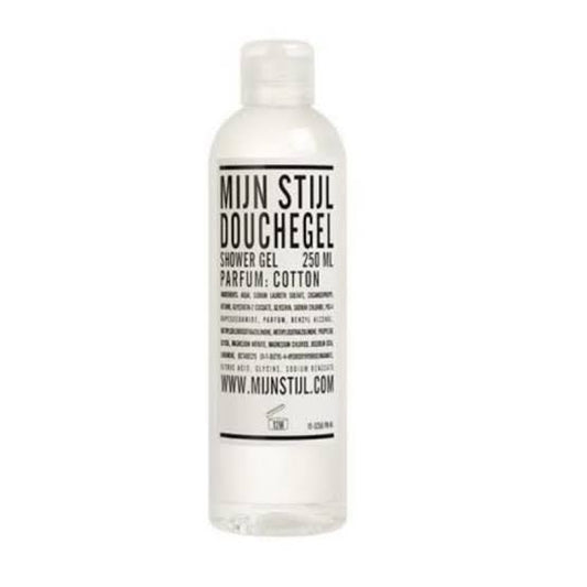 Mijn stijl douchegel transparant parfum cotton 250ml wit