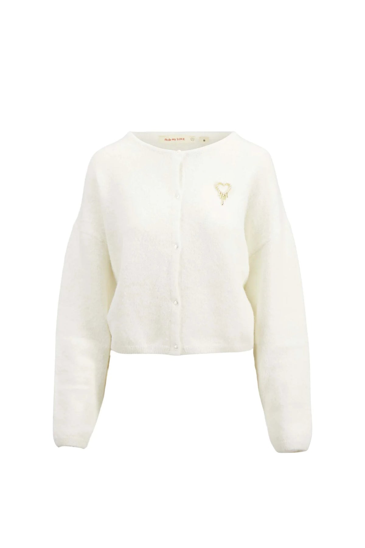Zusss basic vestje off white M