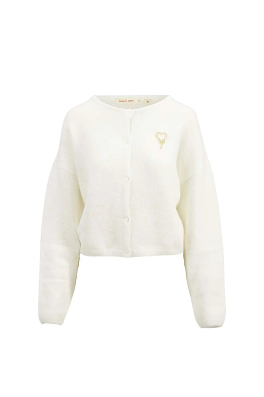 Zusss basic vestje off white L