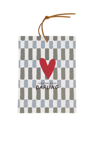Zusss Geurzakje hartje darling grijs / groen
