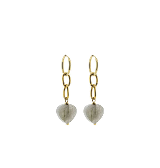 Solid gold earring beloved