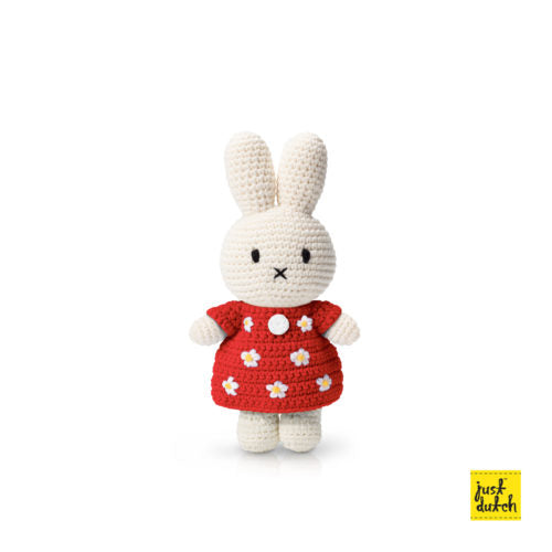 nijntje handmade and her red flower dress