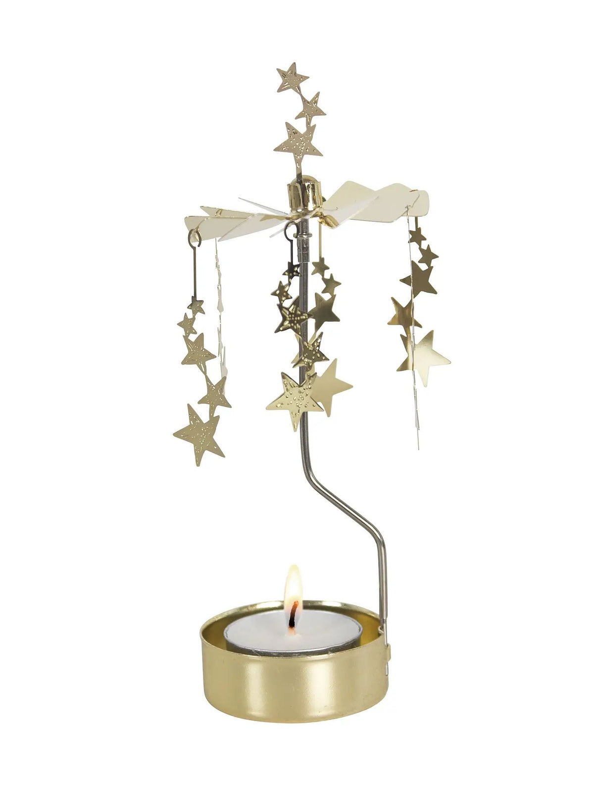 Pluto Theelicht spinner night sky gold