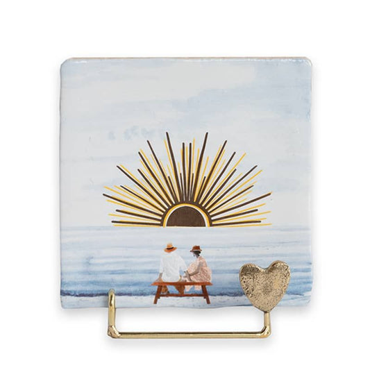 Storytiles golden holdie heart