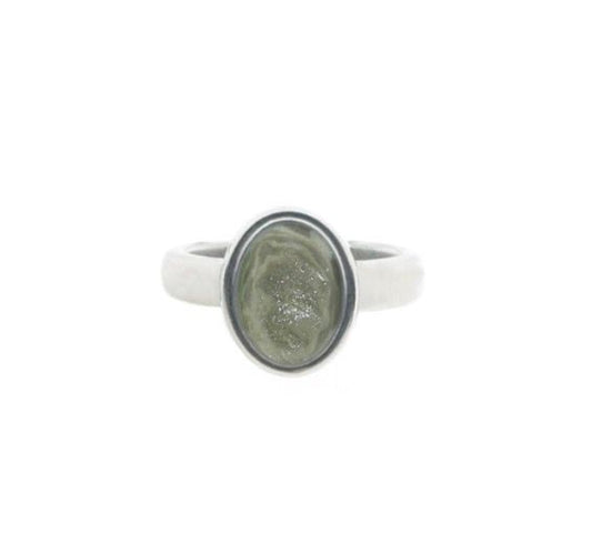 Door ring 18 L zilver